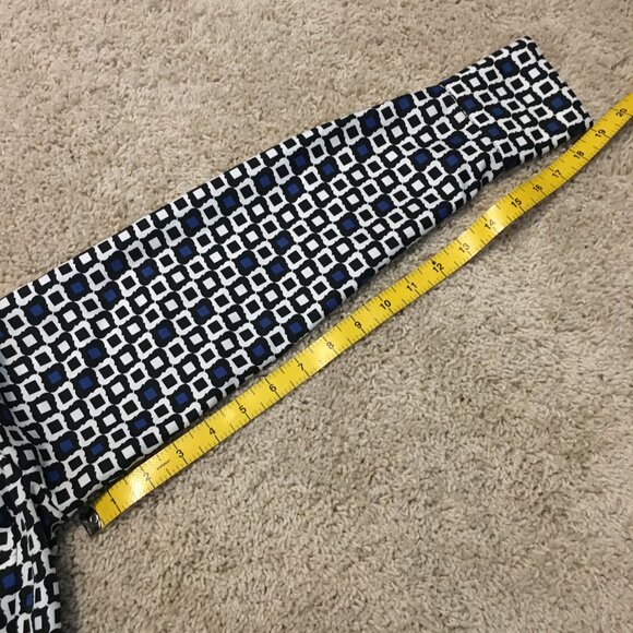 Ann Taylor Designer Ogee Print Tie Hem Dress Shirt - Picture 16 of 16